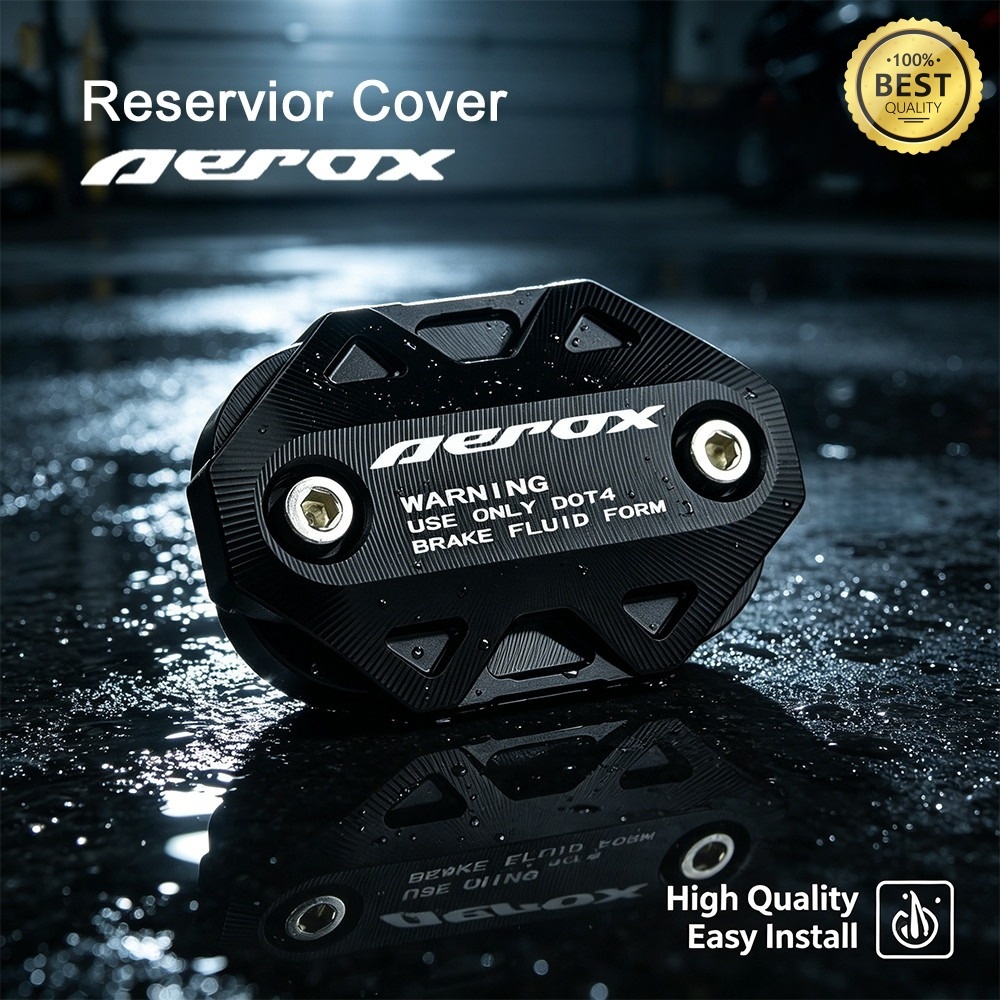 【ส่งจากไทย】ฝาครอบน้ำมันเบรก CNC Aerox155 V1/V2/V3 อลูมิเนียมอัลลอยด์ ติดตั้งง่าย ครบชุด หลายสี