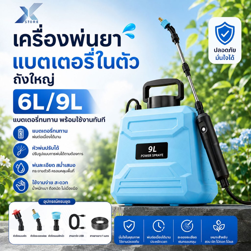 Xstore เบาะรองนั่งดูดอากาศ 12V ช่วยลดเหงื่อและความร้อนสะสม เหมาะสำหรับขับรถนาน