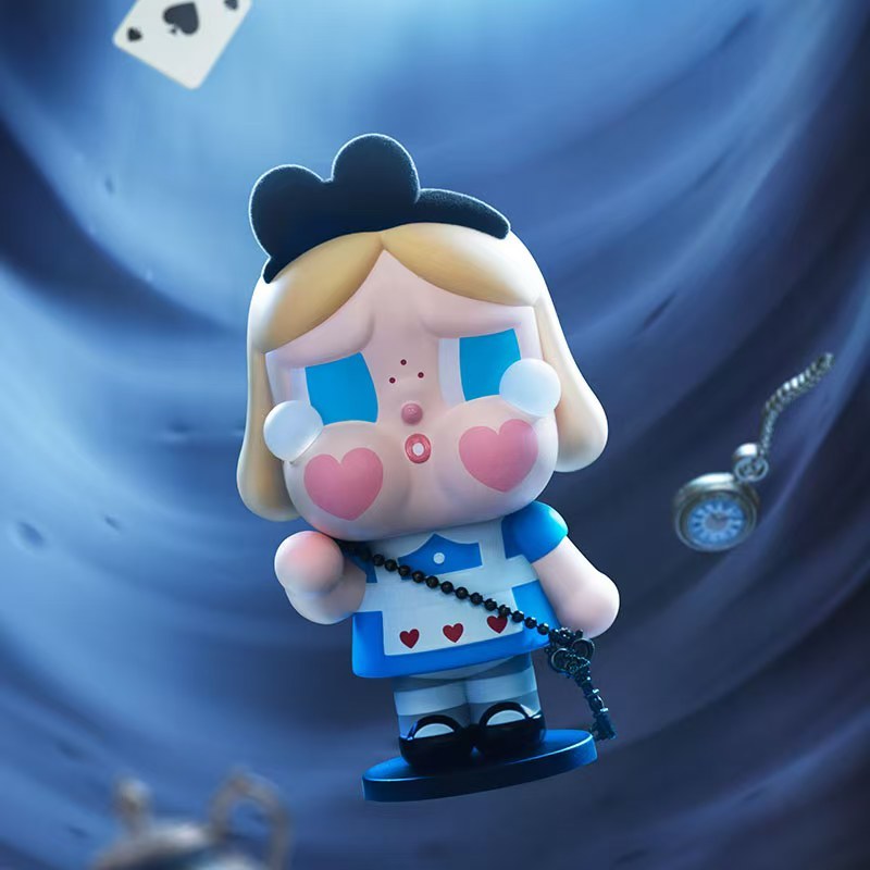 P POPMART POPMART CRYBABY Tears Factory Series Figures Mystery Box ของเล่นของขวัญ