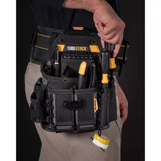 TOOLSTACK ช่างไฟฟ้ากระเป๋าเครื่องมือทํางานมัลติฟังก์ชั่ Toolkit แบบพกพาเครื่องมือกันน้ํา TSK-114