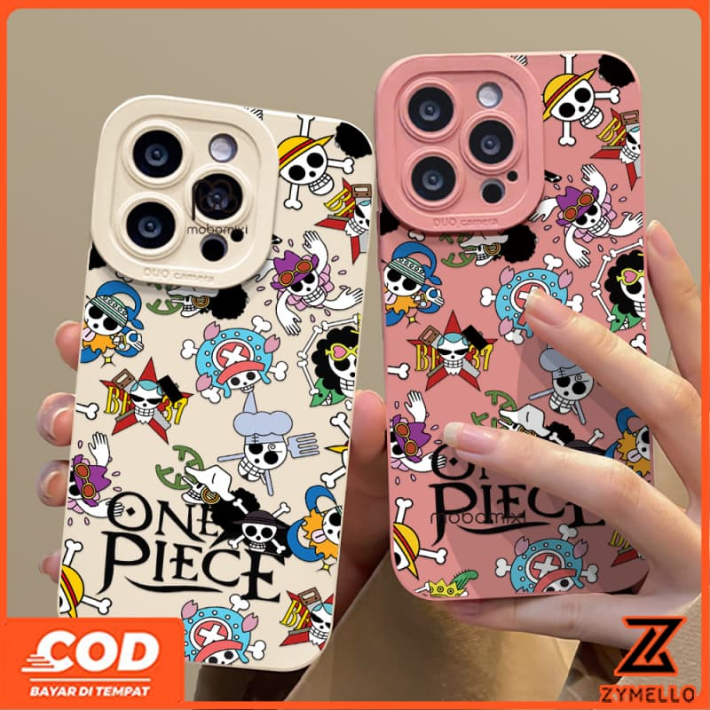 SAMSUNG สําหรับSamsung A17 A07 A06 A55 A56 A36 A12 A15 A05S S24FE S25FEแฟชั่นOne PieceปริศนาAnti Drop TPUเคสโทรศัพท์