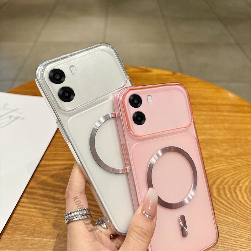 Fashion Casing For OPPO A6S A6T A6X A6 Pro A6K A6C A6i Plus  Ultra-thin Circle Large Viewing Window 