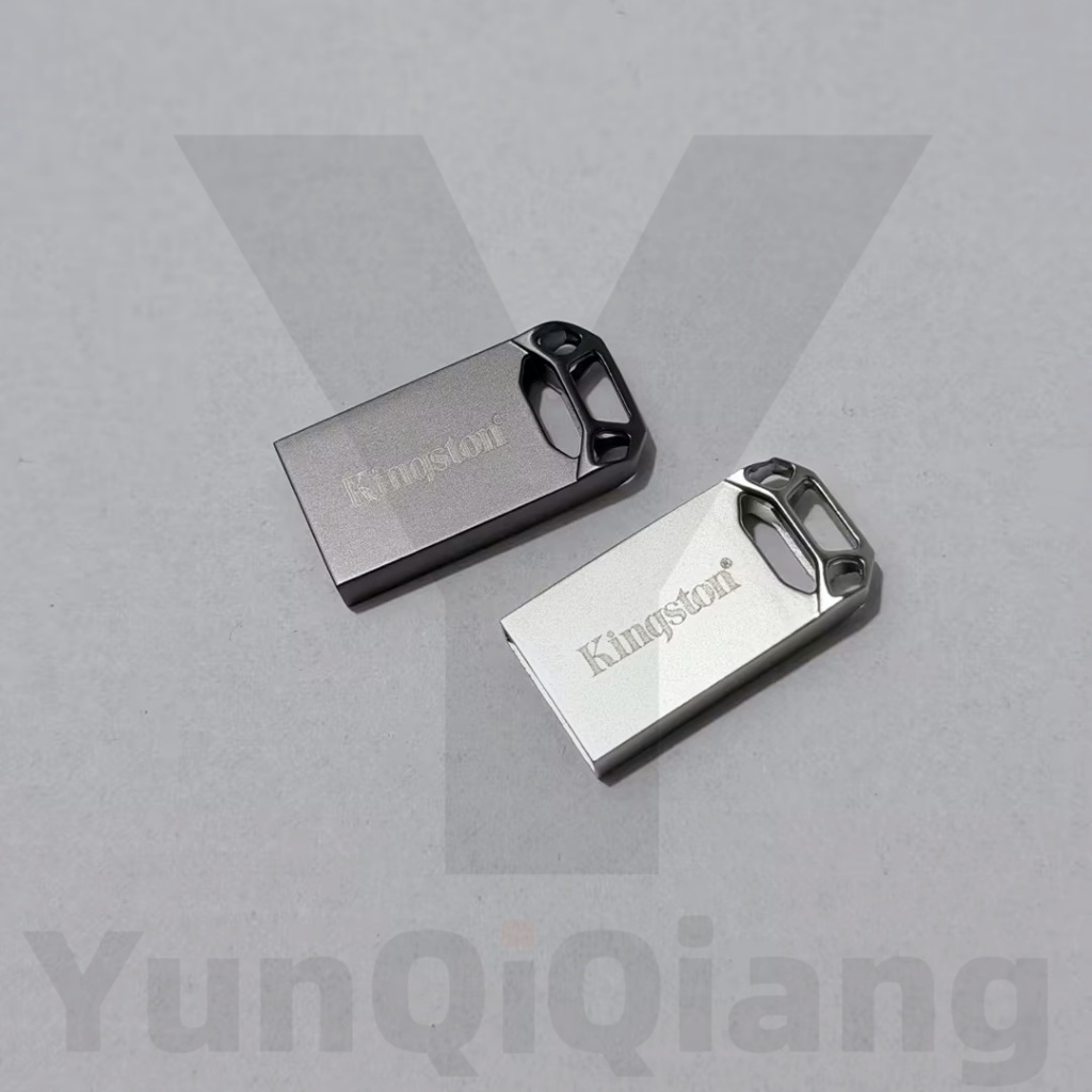 Kingston Mini Hollow Metal USB3.0 ไดรฟ์ปากกา 1GB 2GB 4GB 8GB 16GB 32GB 64GB 128GB 2TB แฟลชไดรฟ์ความเร็วสูงเข้ากันได้กับอุปกรณ์ต่างๆ