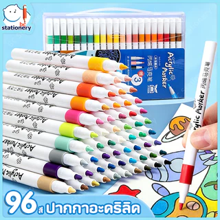 ชุดปากกามาร์กเกอร์อะคริลิก ชุดปากกามาร์กเกอร์สี ปากกาสี สี ชุดระบายสี เน้นข้อความ