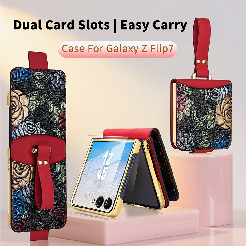 Z Flip 7 Casing Case สําหรับ Samsung Galaxy Z Flip 7 FE Z Flip 6 Z Flip 5 Z Flip 4 Z Flip 3 HD Film 
