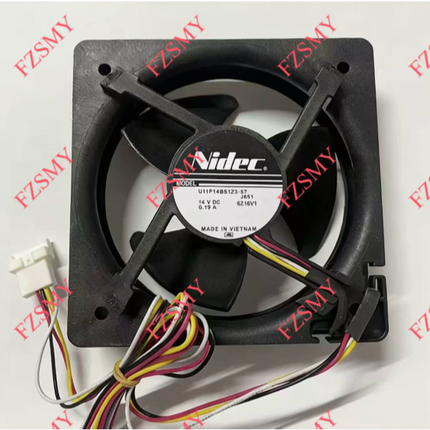 U11P14BS1Z3-57 14V DC 0.19A เหมาะสําหรับตู้เย็น U11P14BS1Z3-57 14V DC 0.19A พัดลมระบายความร้อน 4515J