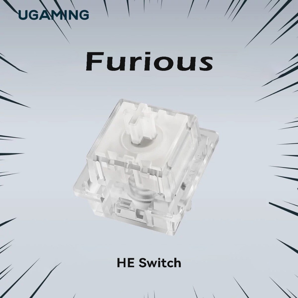 -LW- UGAMING Furious HE Switch Hall Effect Magnetic Switch คีย์บอร์ด RT HE สวิทช์ 5 ชิ้น