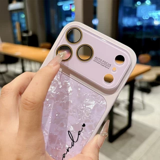เคสโทรศัพท์ลายเปลือกหอยที่ปรับแต่งได้ใหม่สําหรับเคสไอโฟน17 Pro Max, 16 Pro Max, 15, และ 14 Pro Max