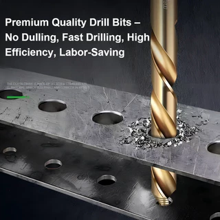 ชุด ดอกสว่าน 5pcs เหล็ก HSS StepDrill ผสมโคบอลต์ M35 เจาะสแตนเลสได้ เหล็กแม่พิมพ์ ดอกเล็ก-ใหญ่ ขนาด 4-10 มม. 5 ดอกต่อชุด