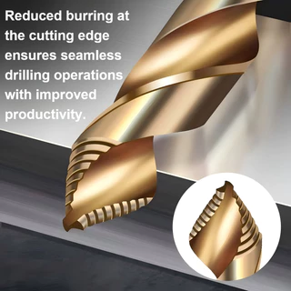 ชุด ดอกสว่าน 5pcs เหล็ก HSS StepDrill ผสมโคบอลต์ M35 เจาะสแตนเลสได้ เหล็กแม่พิมพ์ ดอกเล็ก-ใหญ่ ขนาด 4-10 มม. 5 ดอกต่อชุด