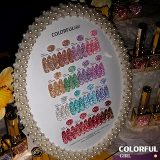 COLORFUL GIRL สีเจลแฟลช Diamond Flash Gel A-16 สี ✨ ฟีลดาวประกายเพชร｜วิ้งวาวแบบเพชรสุดหรู｜blingbling สูงสุด 💎 (ตกแต่งเพชรบนตัวขวด｜พร้อมใช้งาน ทามาให้แล้ว)