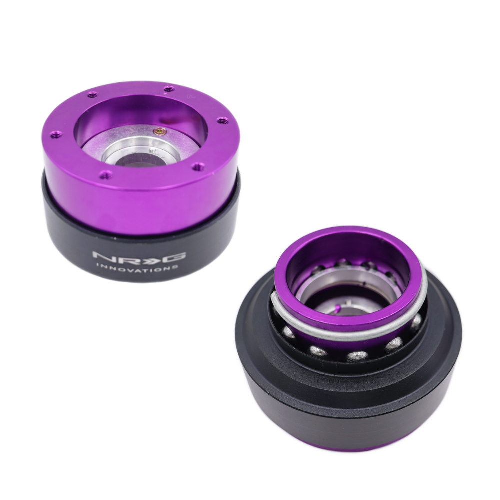 สีม่วงสี NRG 70 มม.6 หลุมสําหรับ MOZA Quick Release Racing Simulator เกมสําหรับ SIMAGIC M10 A/Mini A