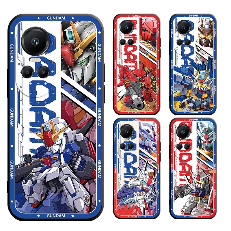สําหรับ OPPO RENO 4 5 6 7 8 5Z 6Z 7Z 8Z PRO PLUS Gundam ปลอก Soft Case Cover