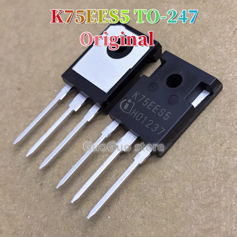 2pcs Original K75EES5 TO-247 IKW75N65ES5 TO247 75A/650V IGBT ทรานซิสเตอร์ใหม่ของแท้