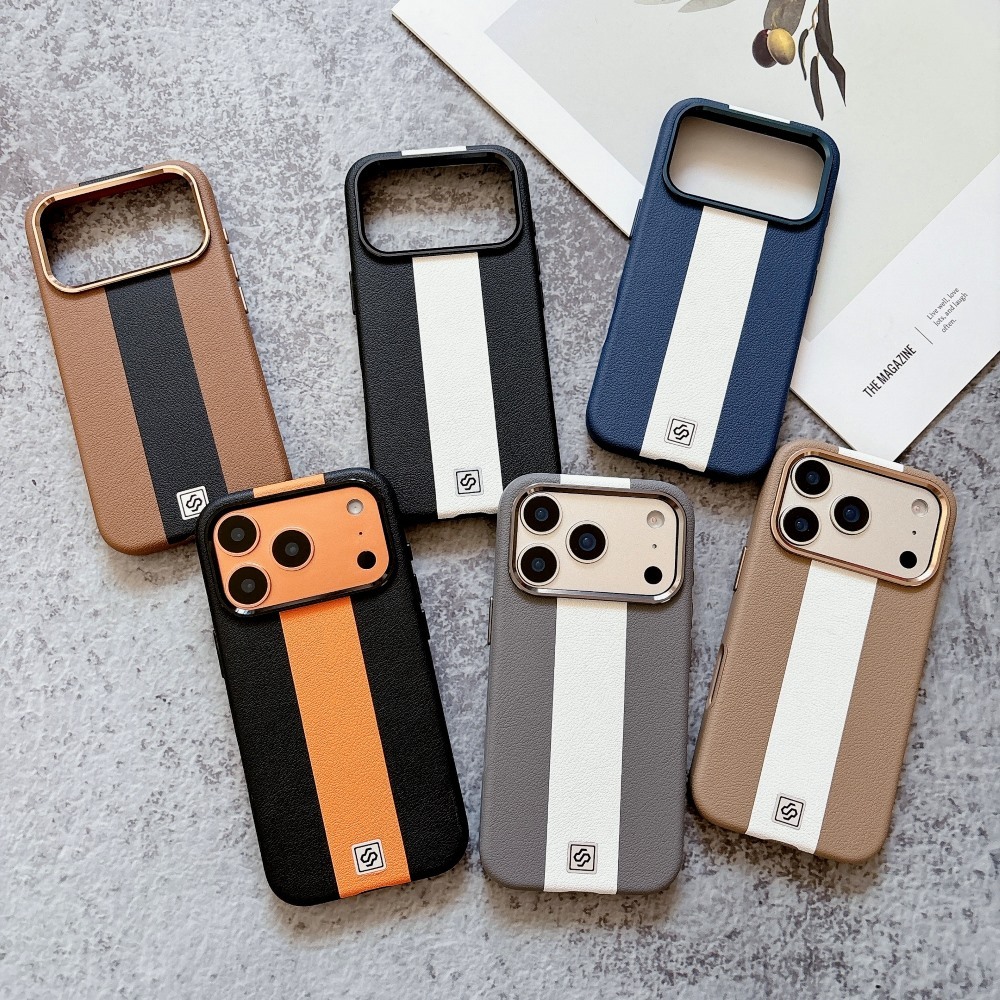 ซองหนังชาร์จไร้สายแบบแม่เหล็กสําหรับ iPhone 17 Air 16 Pro Max 15 14 13
