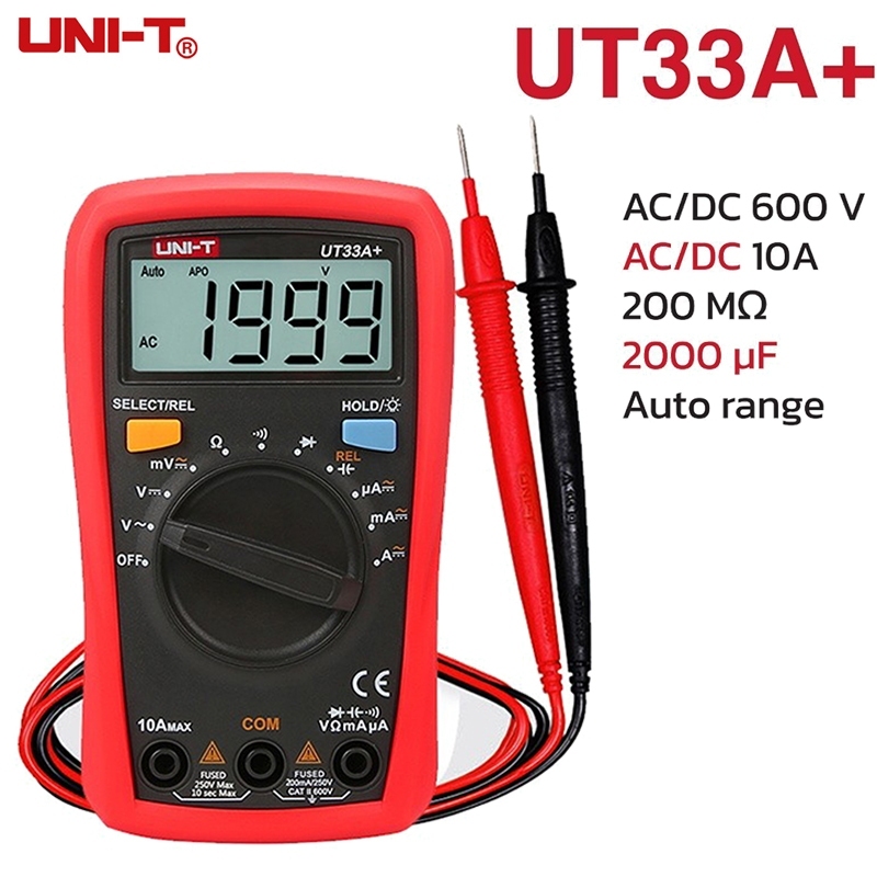 แท้ ส่งจากไทย Uni-T UT33A+,UT33B+,UT33C+,UT33D+ มิเตอร์วัดไฟดิจิตอล,มัลติมิเตอร์ดิจิตอล