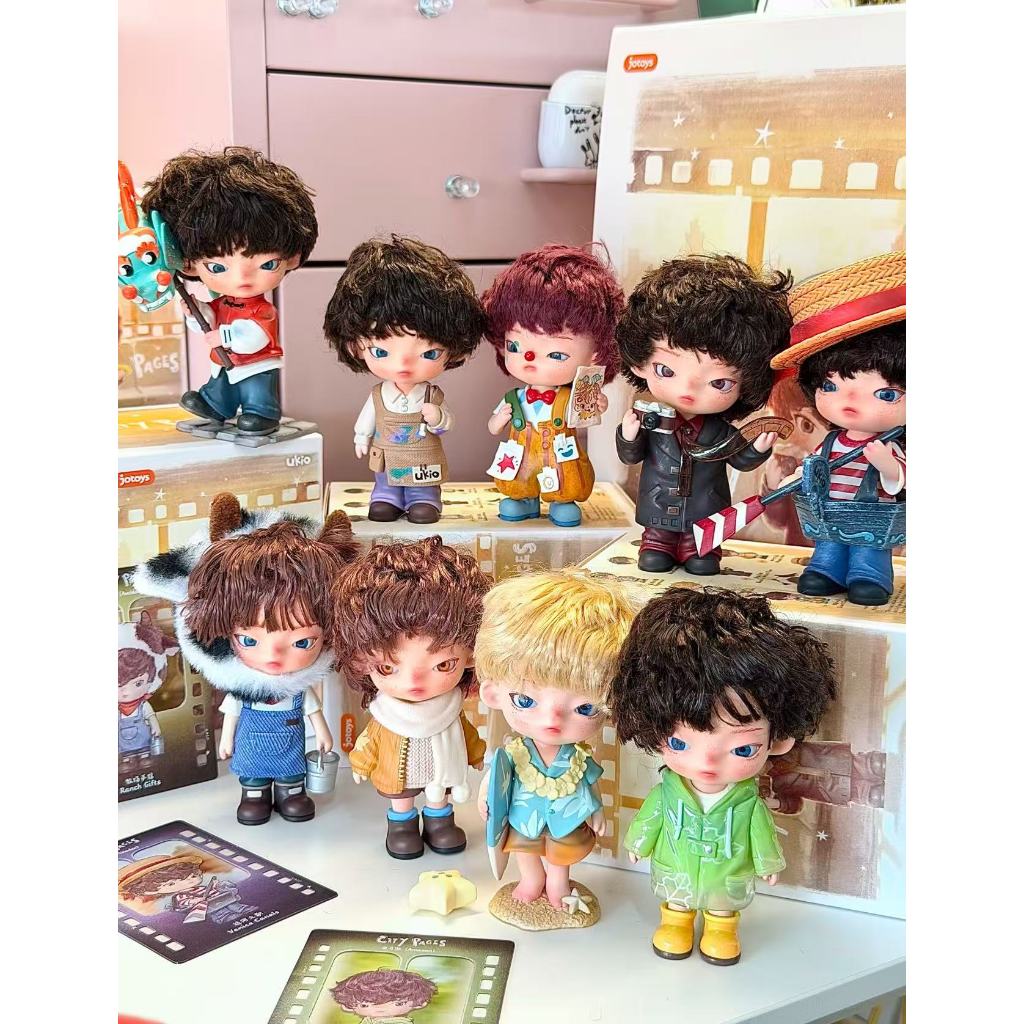 [คลังสินค้าพร้อม] ของแท้ UKIO Small U รุ่นแรก Un-Shipped Letter v1 Small u City Series List Mystery Box Figure Jewelry ของขวัญอินเทรนด์