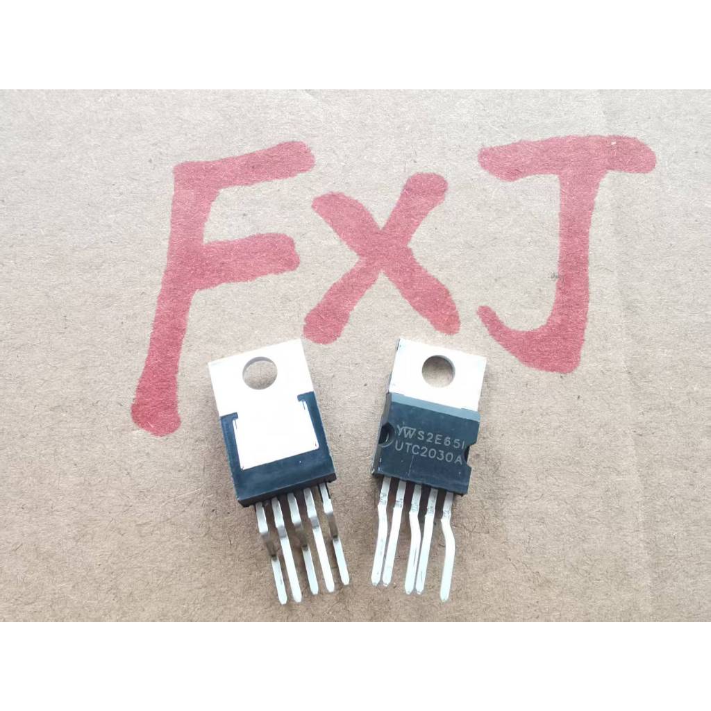((10 ชิ้น) UTC2030A ของแท้/นําเข้ายี่ห้อใหม่ UTC2030 เสียงโจมตีเล่น IC TO-220-5