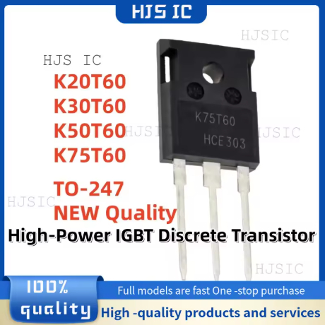 1-5PCSNEW K20T60 K30T60 K50T60 K75T60 IKW20N60T IKW30N60T IKW50N60T IKW75N60T TO-247 High-Power IGBT