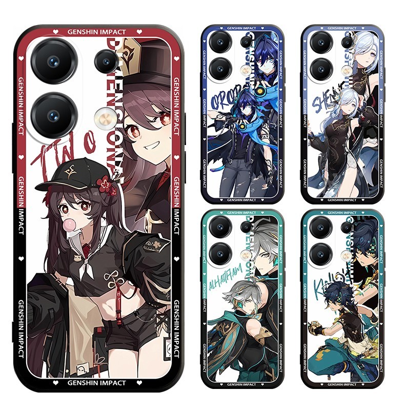 สําหรับ Xiaomi POCO F7 Pro F7 Ultra POCO M7 Pro C75 F6 F6 F5 F5 PRO Genshin Impact ปลอกนุ่มกรณี