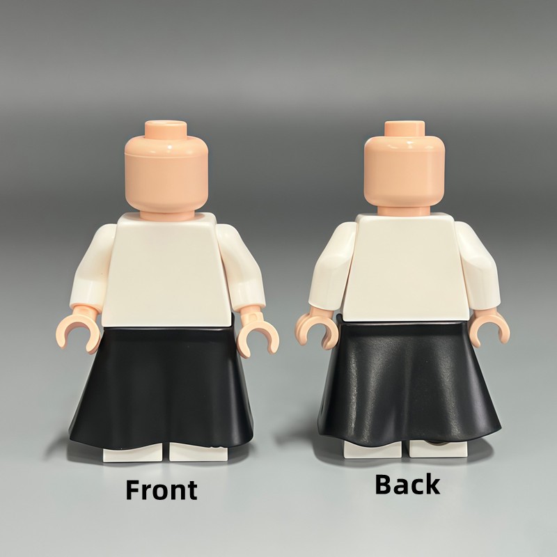 10 ชิ้นชุดยาวสําหรับ minifigures Building Blocks ใช้งานร่วมกับ Moc อิฐของเล่น
