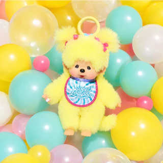 【ขายร้อน ❤️ ‍🔥】Monchhichi Sweet Lollipop Keychain - พวงกุญแจมอนชิชิลูกอม
