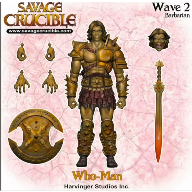 Savage Forge Whoman, Savage Forge คลื่นที่สองของ Barbarians 1/12 Scale Articulated Figure