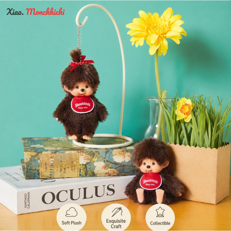 【ขายร้อน ❤️ ‍🔥】ของแท้ 100% Monchhichi Original Keychain - Boy พวงกุญแจออริจินอลบอย ✨