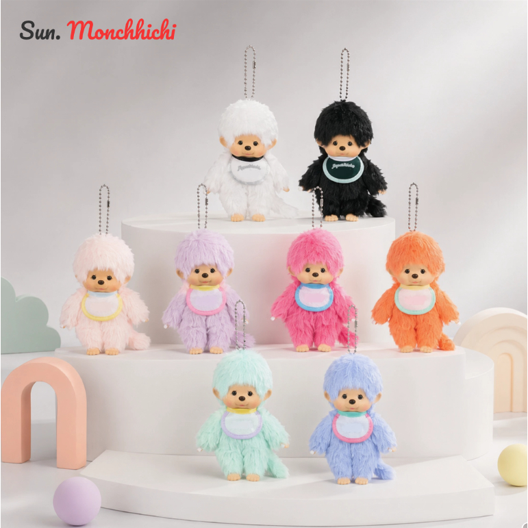 S.Monchhichi Colors Keychain - พวงกุญแจมอนชิชิ