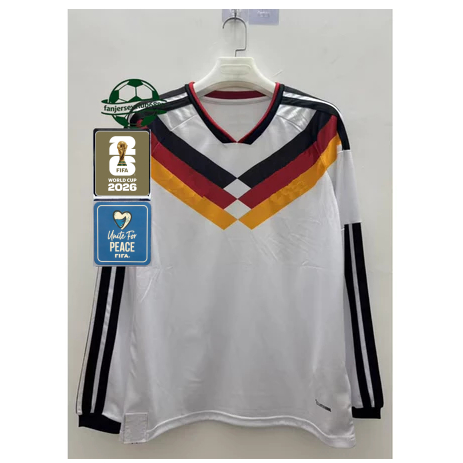 เสื้อยาวแขนสำหรับชุดฟุตบอลทีมชาติเยอรมนี สไตล์ผู้ชาย ฤดูกาลใหม่