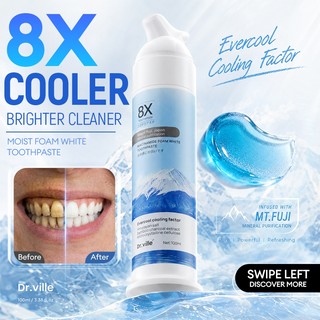 Dr.ville Original Teeth Whitening Toothpaste Remove Tooth Stains Niacinamide Toothpaste