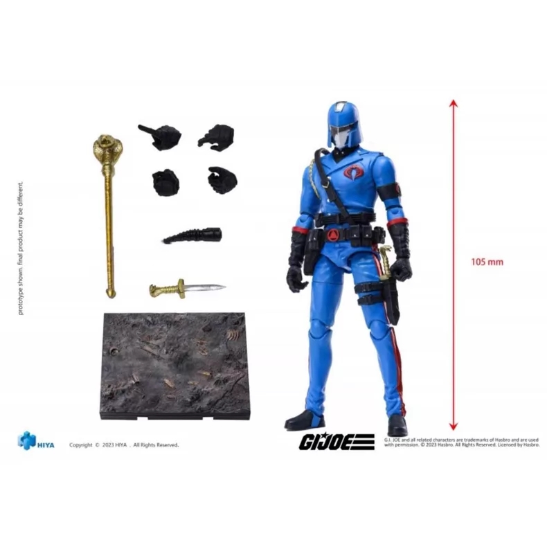 HIYA Special Forces Cobra Commander EMG0156 Action Figure