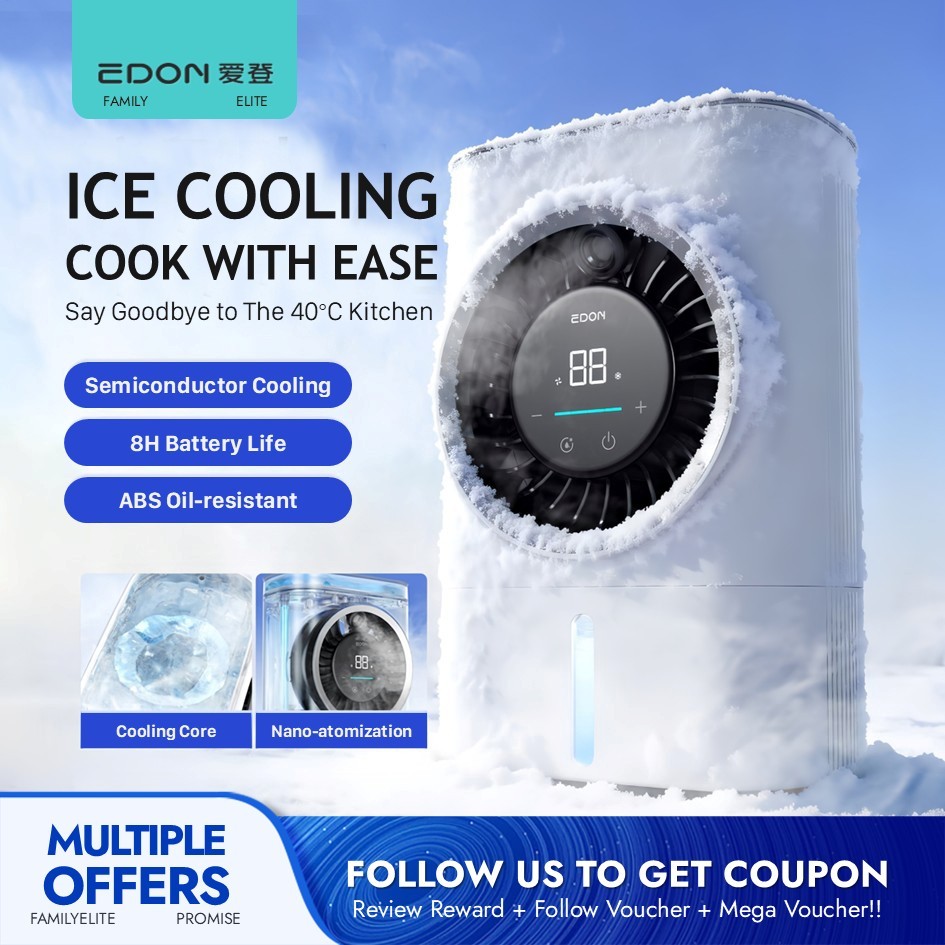 EDON Kitchen Spray Fan Semiconductor Cooling Wireless Fan B880