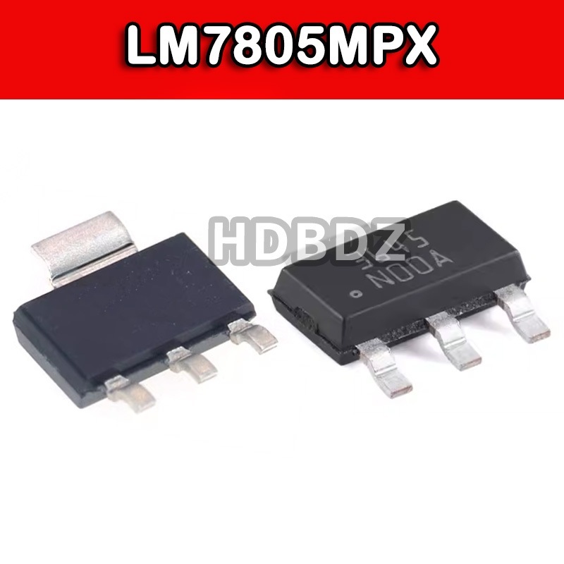 2~5PCS LM7805MPX/NOPB  SOT-223-4  ชิปควบคุมพลังงาน IC SMD