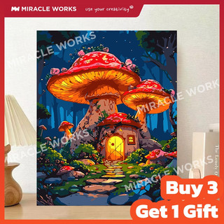 40X50cm with frame Digital Oil Paint By Numbers Canvas Frame Number Painting Home Decor Wall Painting