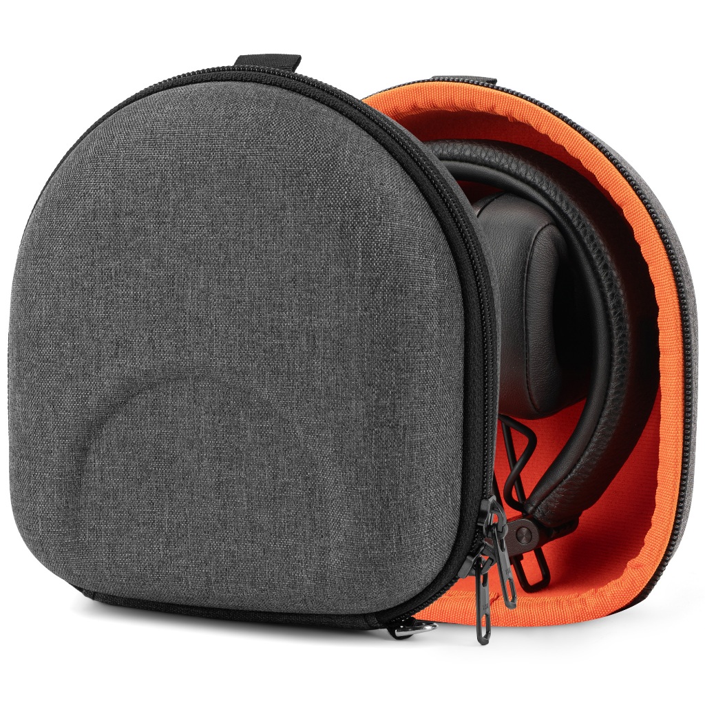 เคสหูฟัง Geekria เข้ากันได้กับ Marshall Milton, Major V, Major IV, Major III, กระเป๋าเดินทางแบบแข็ง (สีเทาเข้ม)