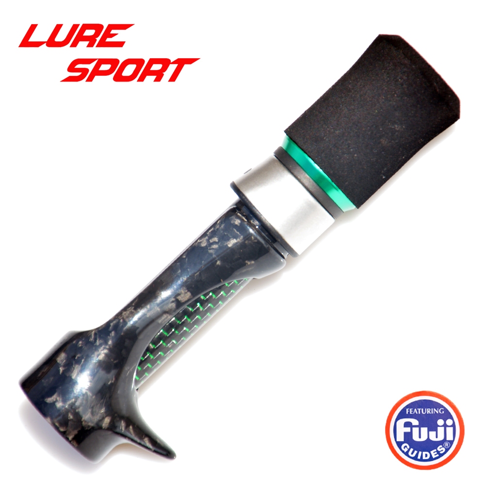 Luresport Forge รูปแบบคาร์บอน FUJI DPS16 KDPS Nut EVA หมวก HollowOut Reel ที่นั่ง 11.5 ซม.Cast Rod ส