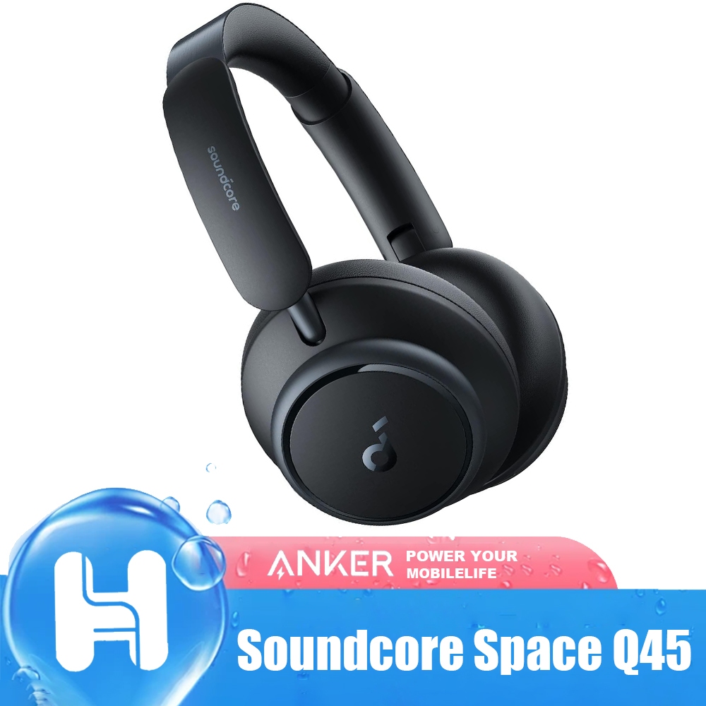 Soundcor e โดย Anke r Space Q45 Adaptive Noise Cancelling Headphones ลดเสียงรบกวนโดยสูงสุด 98% เวลาเ