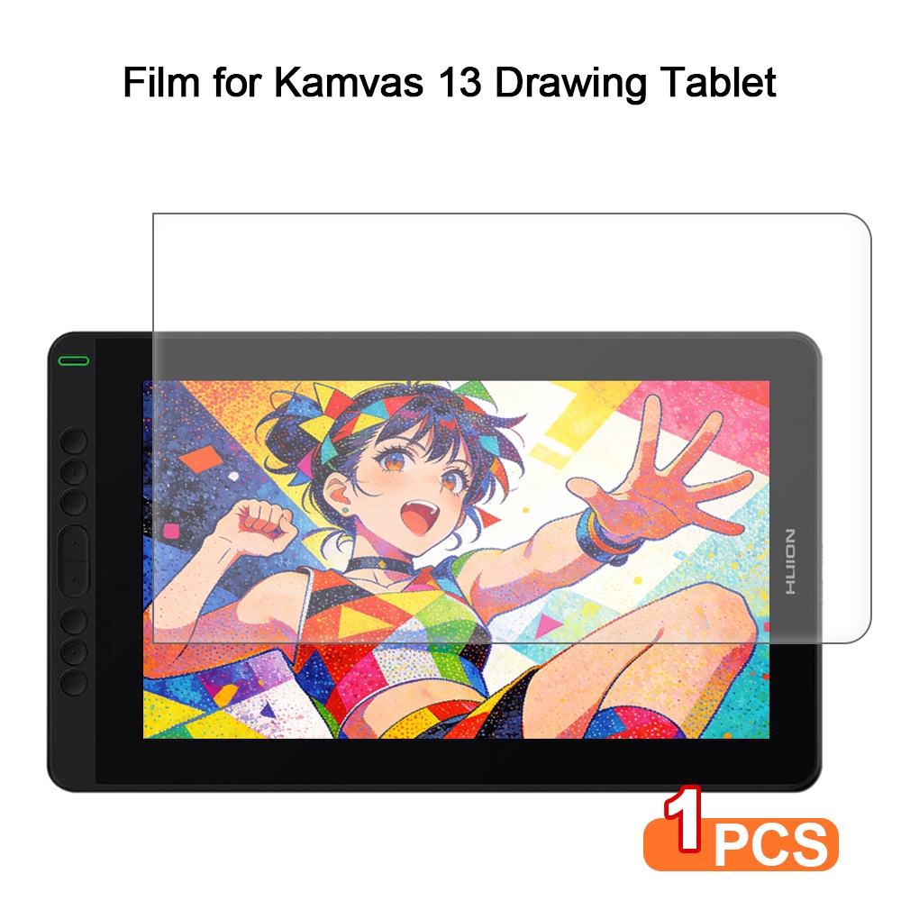 ฟิล์มกันรอยป้องกันแสงสะท้อนเหมาะสําหรับจอภาพแท็บเล็ตกราฟิก HUION Kamvas 13
