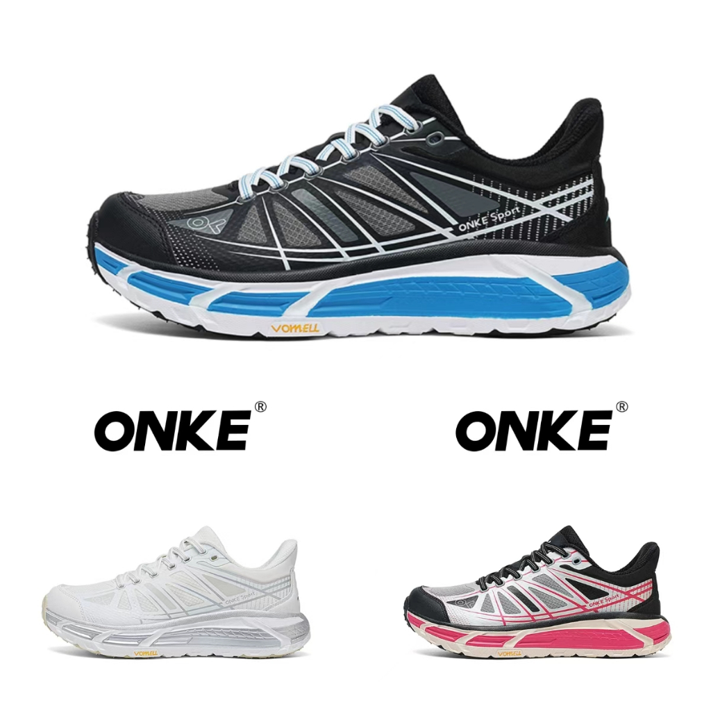 ONKE Falcon 19th Gen รองเท้าวิ่งผู้ชายผู้หญิงน้ําหนักเบา Breathable Cushioned Non Slip กีฬารองเท้าผ้าใบ