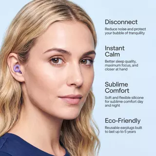 SPRISE S05 ที่อุดหูลดเสียงรบกวน 29dB สําหรับ Sleeping Concentration Travel High-Fidelity ป้องกันการได้ยินซิลิโคนปลั๊กอุดหูนํากลับมาใช้ใหม่ SL
