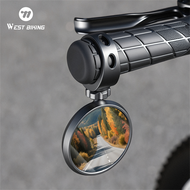 WEST BIKING จักรยานกระจกมองหลังมุมกว้าง HD 360° ปรับ Quick Release Handlebar กระจก MTB จักรยานเสือหมอบขี่จักรยานอุปกรณ์เสริม — صورة 2