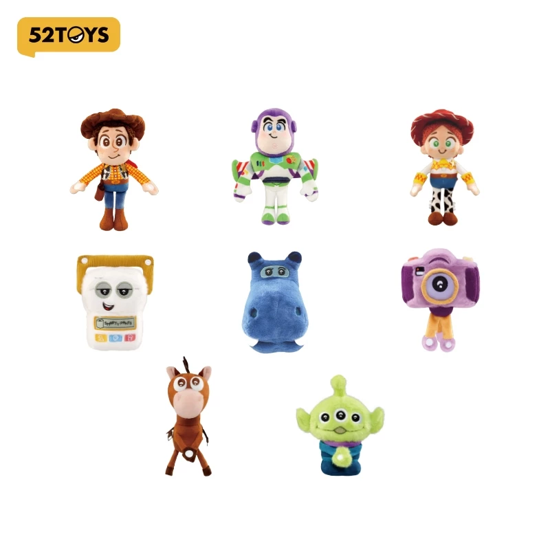【Toy Story Movie Collectibles】52TOYS Disney Toy Story Warm Embrace Series Plush Keychain Blind Box Figure Toy (Whole Set)