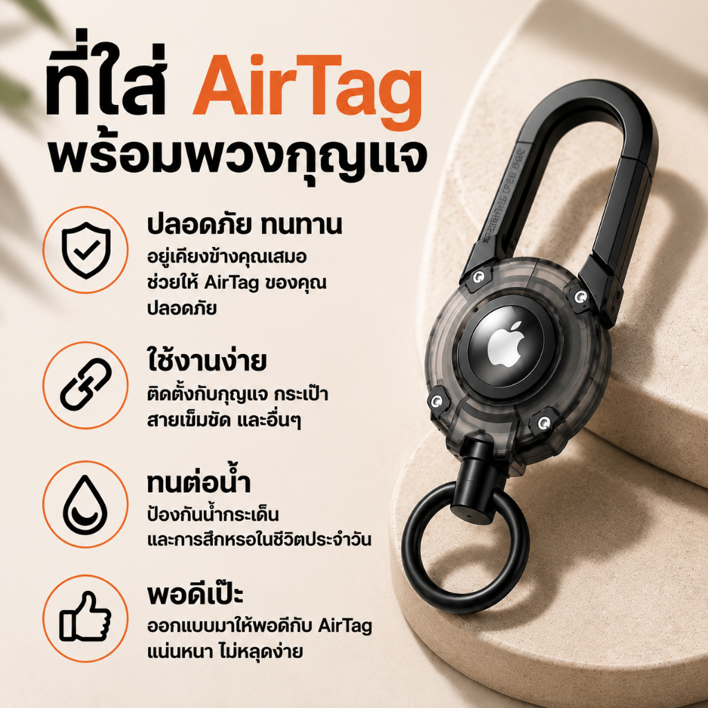 เหมาะสําหรับเคสป้องกัน Apple Airtag พร้อม Carabiner-เคสป้องกันสําหรับ GPS Tracker พวงกุญแจ-เคสป้องกัน GPS พร้อมตะขอ-เคสตัวระบุตําแหน่งป้องกันการสูญหาย-ถุงเก็บวัตถุขนาดเล็ก K730