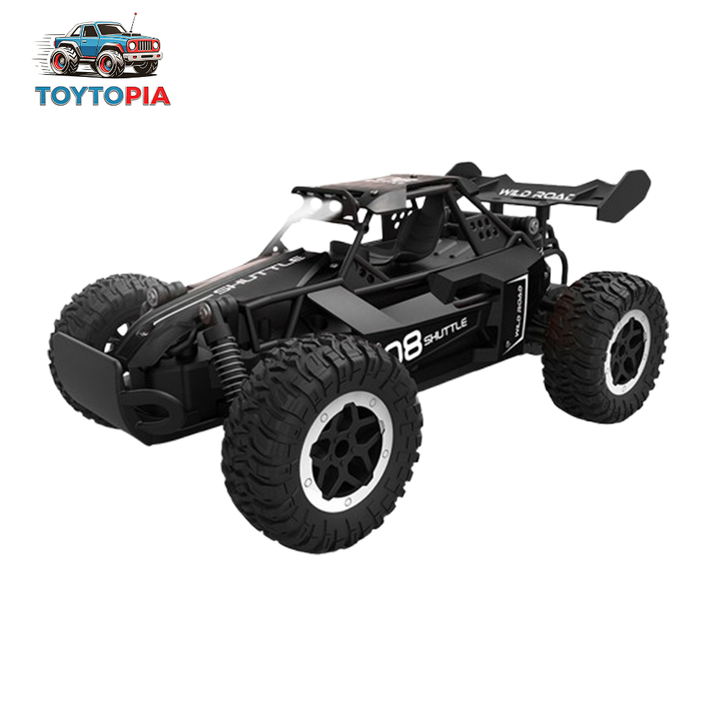 TOYTOPIA1:16 สเกล 4WD RC รถออฟโรด – การควบคุมไร้สาย 2.4GHz แชสซีโลหะ รถบรรทุกมอนสเตอร์/สไตล์ร็อคตีนตะขาบ