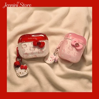 ส่งจากไทย🚚เคส 4/3 เคส 3/4 เคส 3/4/1/2/Pro/Pro2 airpods 4/3Pro Pro2 Pro3 airpods 4 น่ารัก Hello Kitty 4/3/2/1 AirPodsPro2 เคสหูฟังซิลิโคนเคสป้องกันการตกกระแทก
