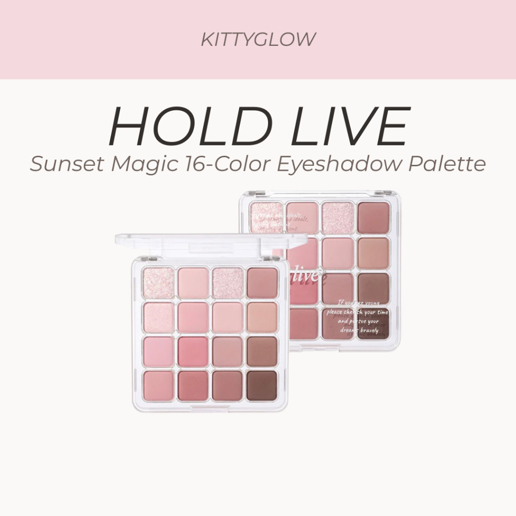 HOLD LIVE Sunset Magic อายแชโดว์ 16 สี