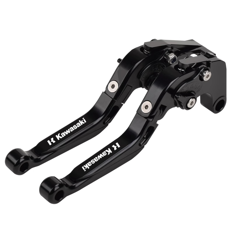 KAWASAKI สําหรับKawasaki Ninja 500 400 300 250 พับคลัทช์เบรคคันโยกZ125 Z250 Z300 Z400 Z500 VERSYS-X 