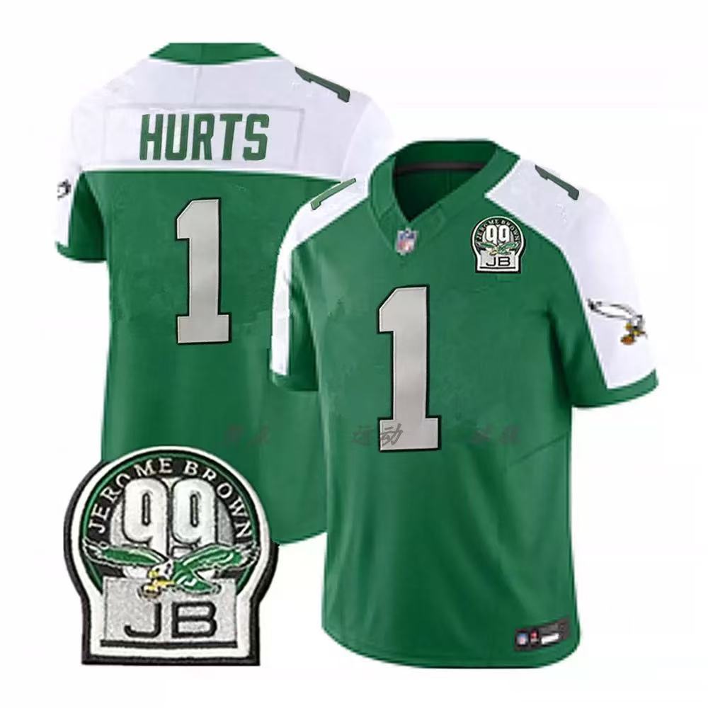 เสื้อแข่งรักบี้ NFL Jersey ใหม่ Philadelphia Eagles Philadelphia Eagles 1 #Hurts