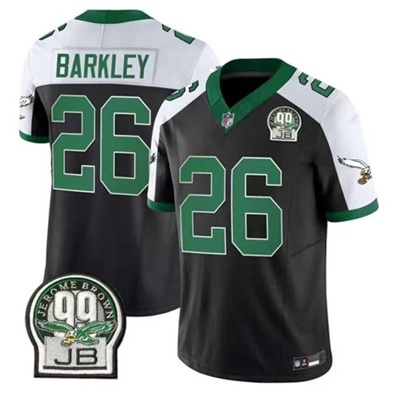 เสื้อรักบี้ NFL Jersey Philadelphia Eagles Philadelphia Eagles 26 #Barkley